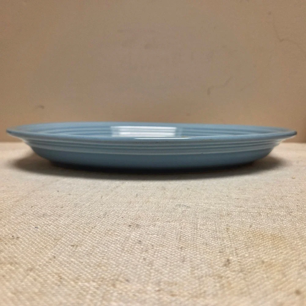 Fiesta HLC USA Oval Serving Platter Slate Blue Periwinkle